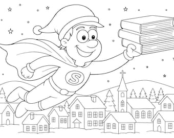 Christmas Colouring Book for Kids | 37 Winter Pages (PDF Download)