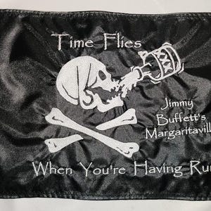 10"x15" Jimmy Buffett Rum Pirate Custom Safety flag ATV UTV Side x Side ŻAGLOWCĘ Jeep rower kajak wózek golfowy