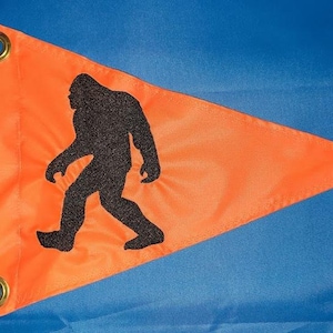 10"x13,5" Bigfoot Custom Triangle Safety Flag ATV UTV Side x Side ŻAGLOWCĘ Jeep rower kajak wózek golfowy