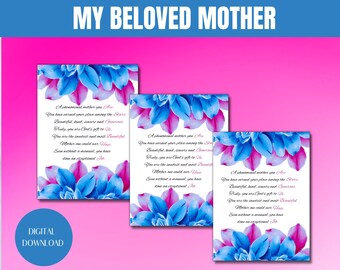 Cadeaus voor mijn geliefde moeder