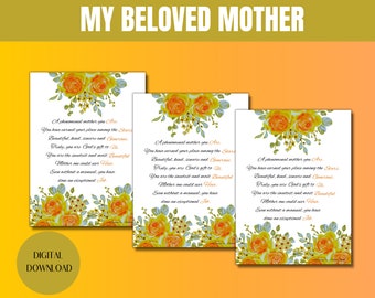 Cadeaus voor mijn geliefde moeder