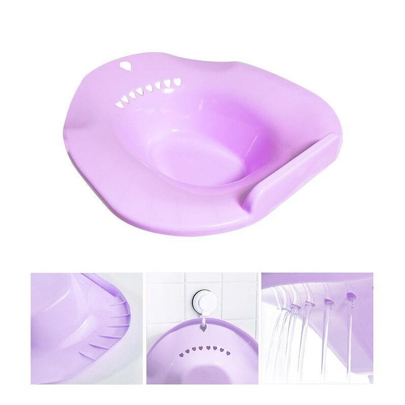 Purple Yoni Steam Seat Vsteaming Toilet Basin Reusable Vaginal Steam