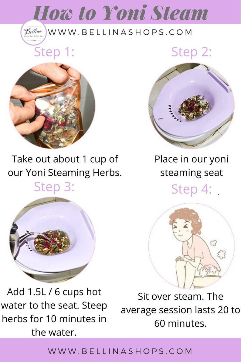 Purple Yoni Steam Seat Vsteaming Toilet Basin Reusable Vaginal Steam