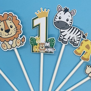 Wild One Cupcake Toppers
