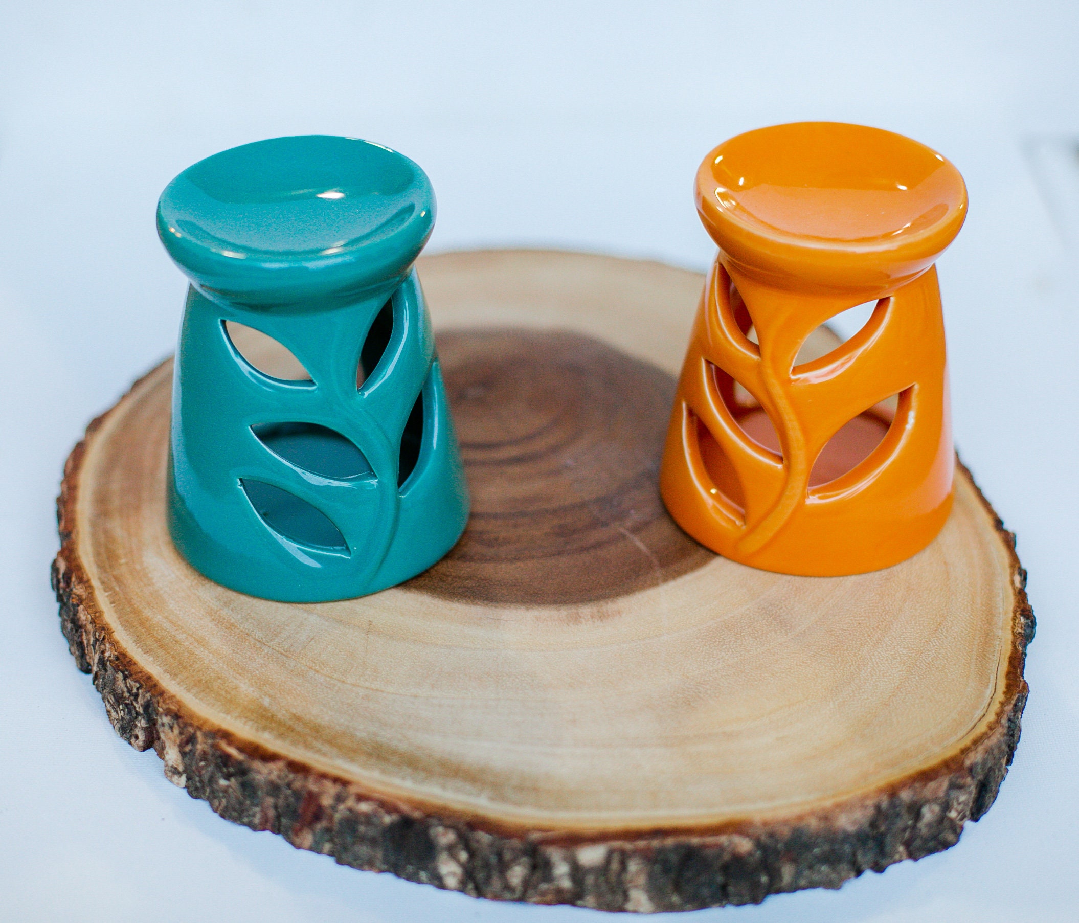 Ceramic Wax Melter Tea Light Wax Warmer Wax Melter Counter Etsy