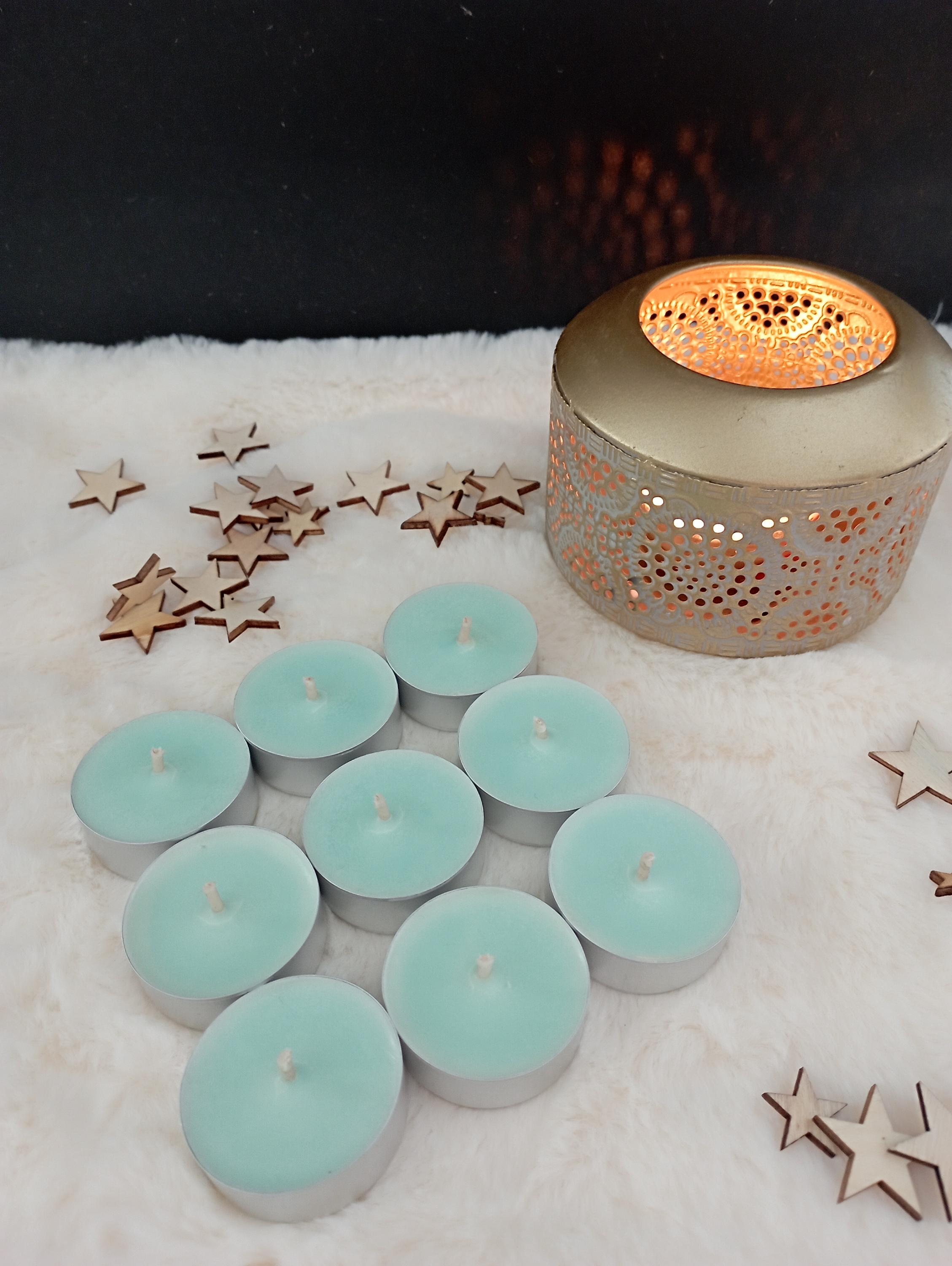 Bougies Chauffe-Plat Cire Colza Naturelle 7H - Lot 75, Sans Parfum, Non Toxiques