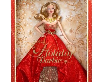 2012 Christmas Barbie - New In Box - 2012 Holiday Barber Noel 2012 