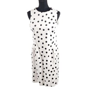 anne klein black and white dress Anne Klein Women's Black and White Dot Printed Dress
