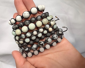 Adjustable Energy- Gemstone  bracelet