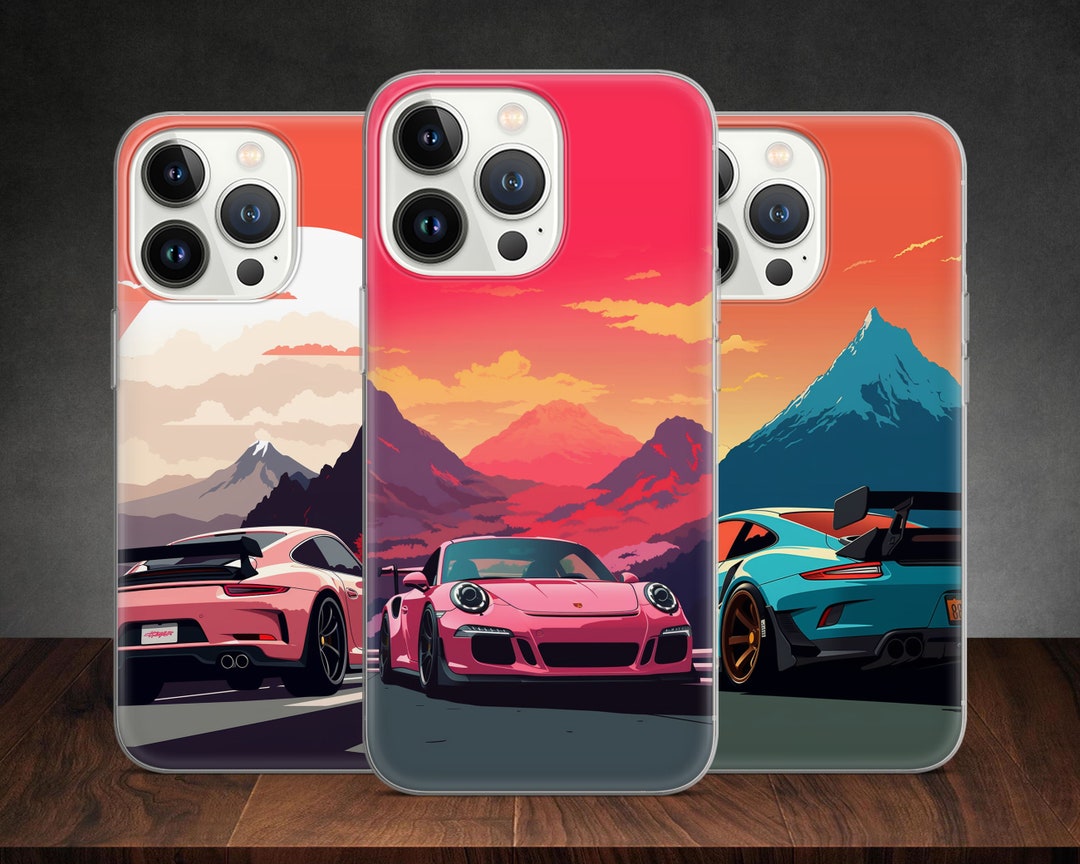 German Luxury 911 GT3 992 918 Sports Car Phone Case for iPhone 14 13