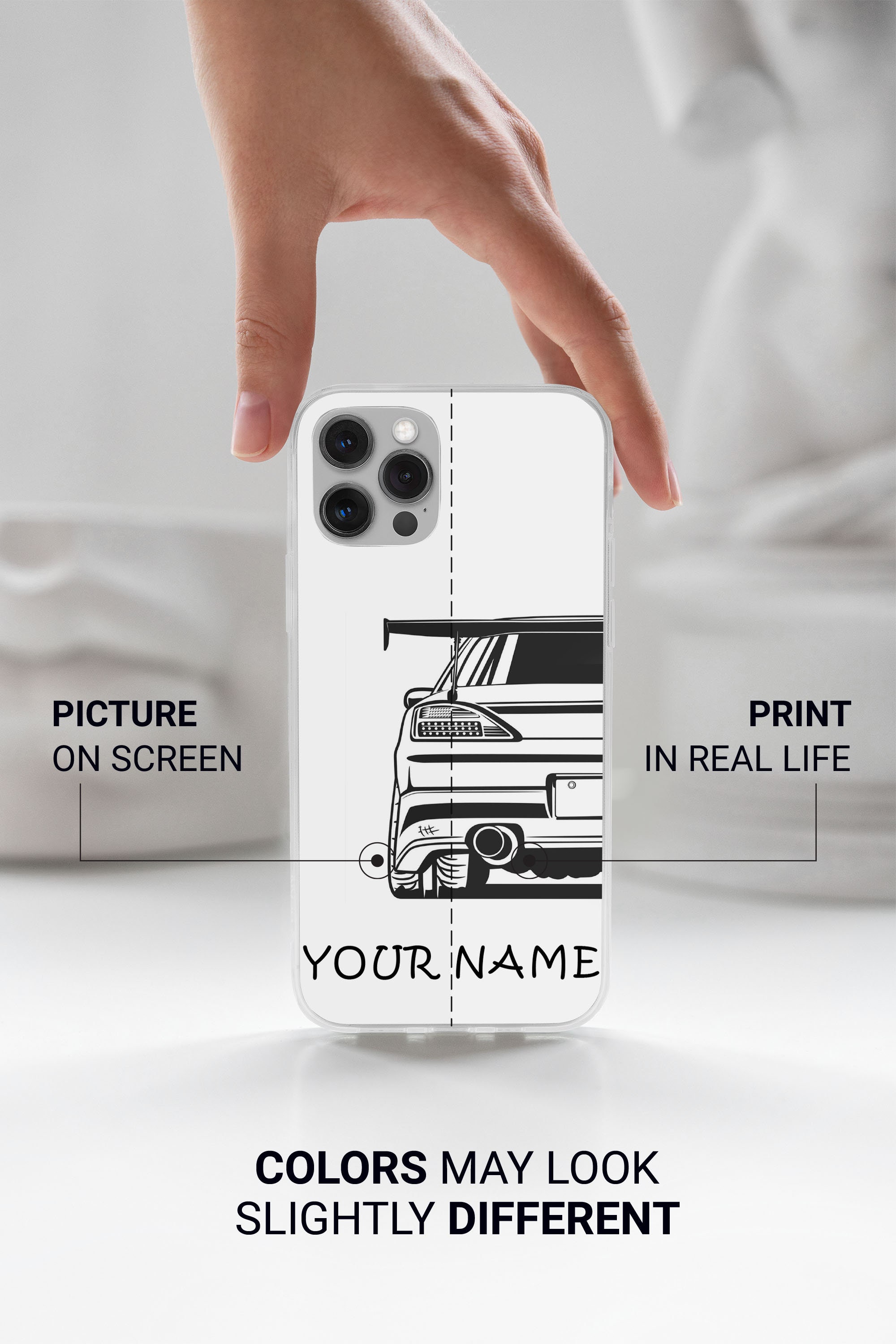 Personalized JDM Drift Old-school Car Phone Case for iPhone 15 14 13 ...