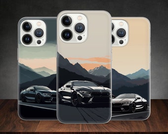 Étui de téléphone Bavarian Auto M8 Competition Luxury Sports Car pour iPhone 14 13 Pro Max 12 11 X XS 8, convient à Samsung S20 FE, S21 Ultra, Huawei P30