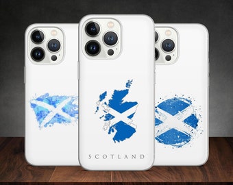 Scotland Country Flag Patriot Print Map Emblem phone case for iPhone 14 13 Pro Max 12 11 X XS 8, fits Samsung S20 Fe, S21 Ultra, Huawei P30