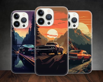 Charger RT 1970 Fast Classic Furious Car Art phone case for iPhone 14 13 Pro Max 12 11 X XS Xr 8, fits Samsung S20 FE, S21 Ultra, Huawei P30