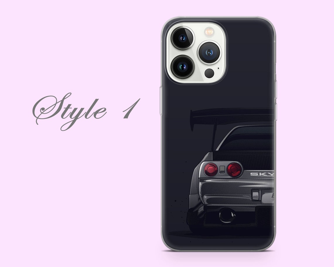 Japanese Skyline R34 JDM Classic Sports Car Phone Case for iPhone 14 13 ...