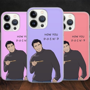 Friends Joey Chandler Phone Case for iPhone 16 15 Pro 14 Plus 13 Pro Max 12 11 SE 2022, fits Samsung S23 S22 FE S24 S25 Google Pixel 7A 8 9