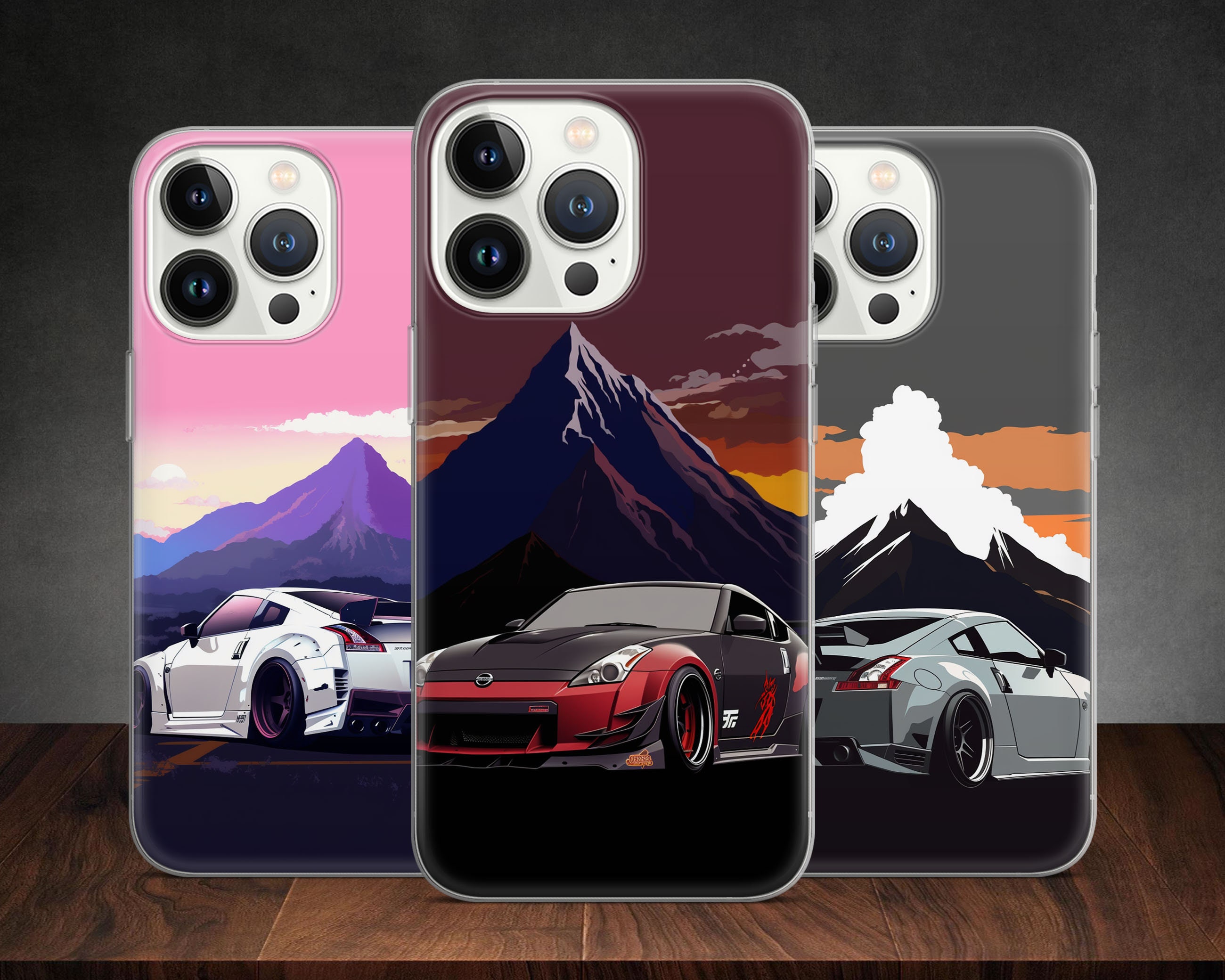 Legendary Japanese 350Z JDM Drift Sports Car Phone Case for iPhone
