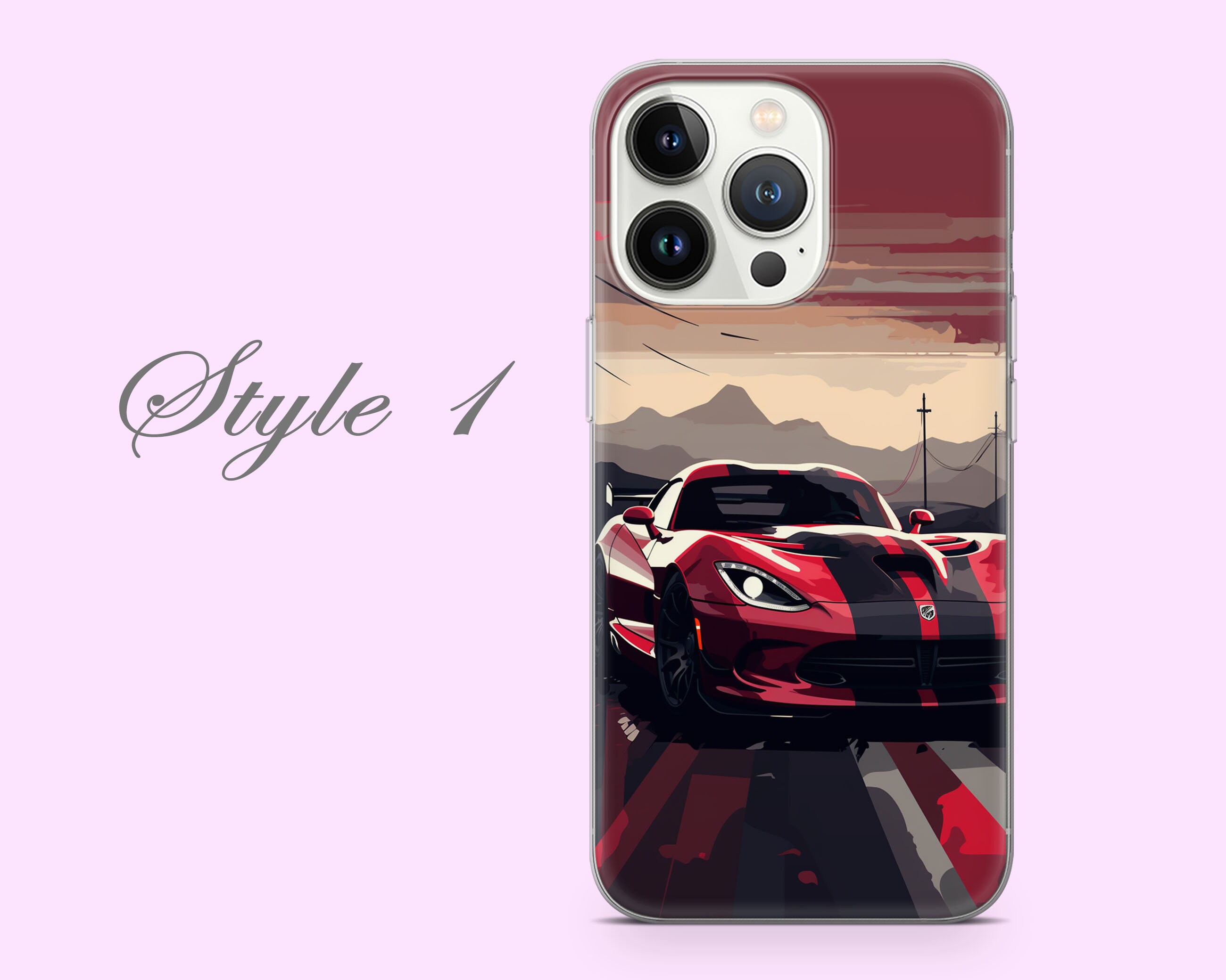 Viper SRT American Luxury Muscle Car Sports Car Phone Case for Etsy
