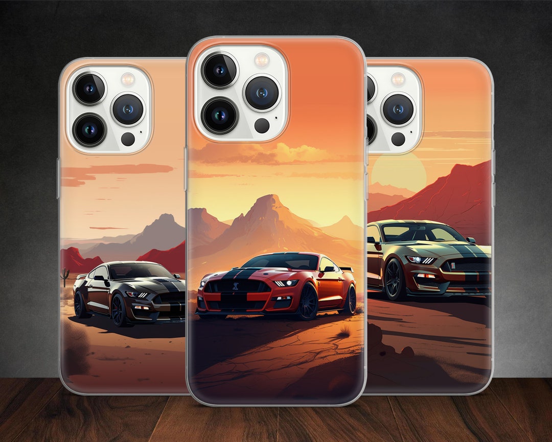 American Muscle Car Mustang Shelby Sports Car Phone Case for iPhone 14