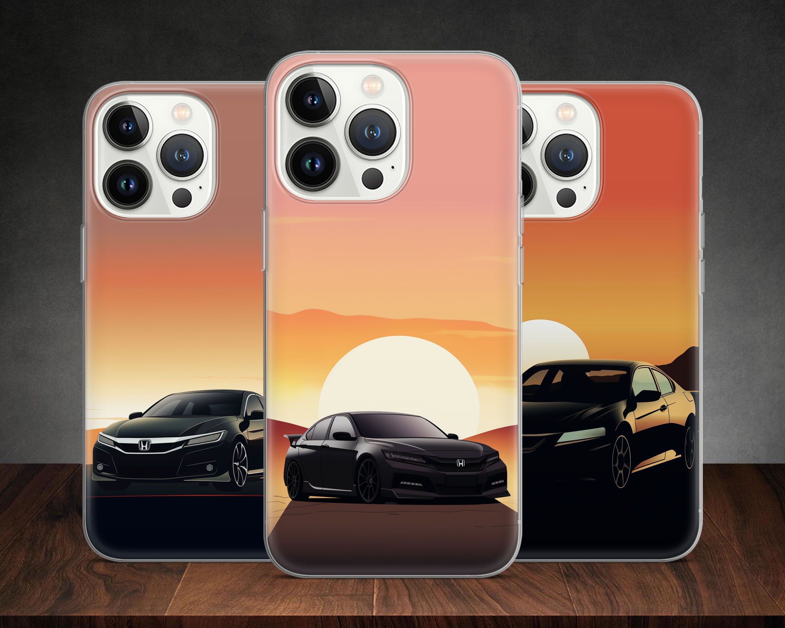 Japanese Type R Drift JDM Classic Sports Car Art Phone Case for iPhone ...