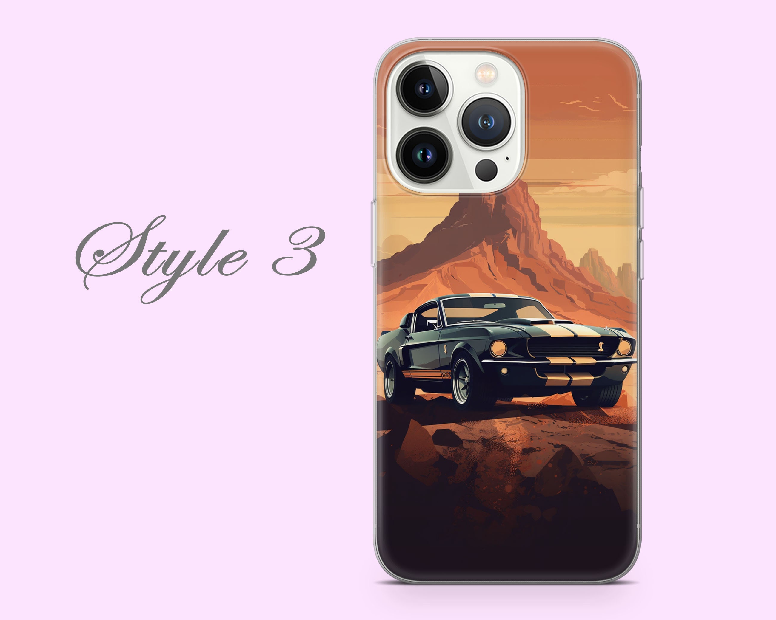 Legendary American Muscle Car Mustang Sports Car Phone Case Etsy