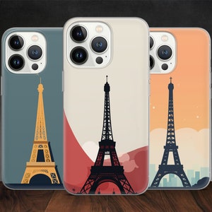 Eiffel tower Paris France Historical Art phone case for iPhone 14 13 Pro Max 12 11 X XS Xr 8 7 6, fits Samsung S20 FE, S21 Ultra, Huawei P30