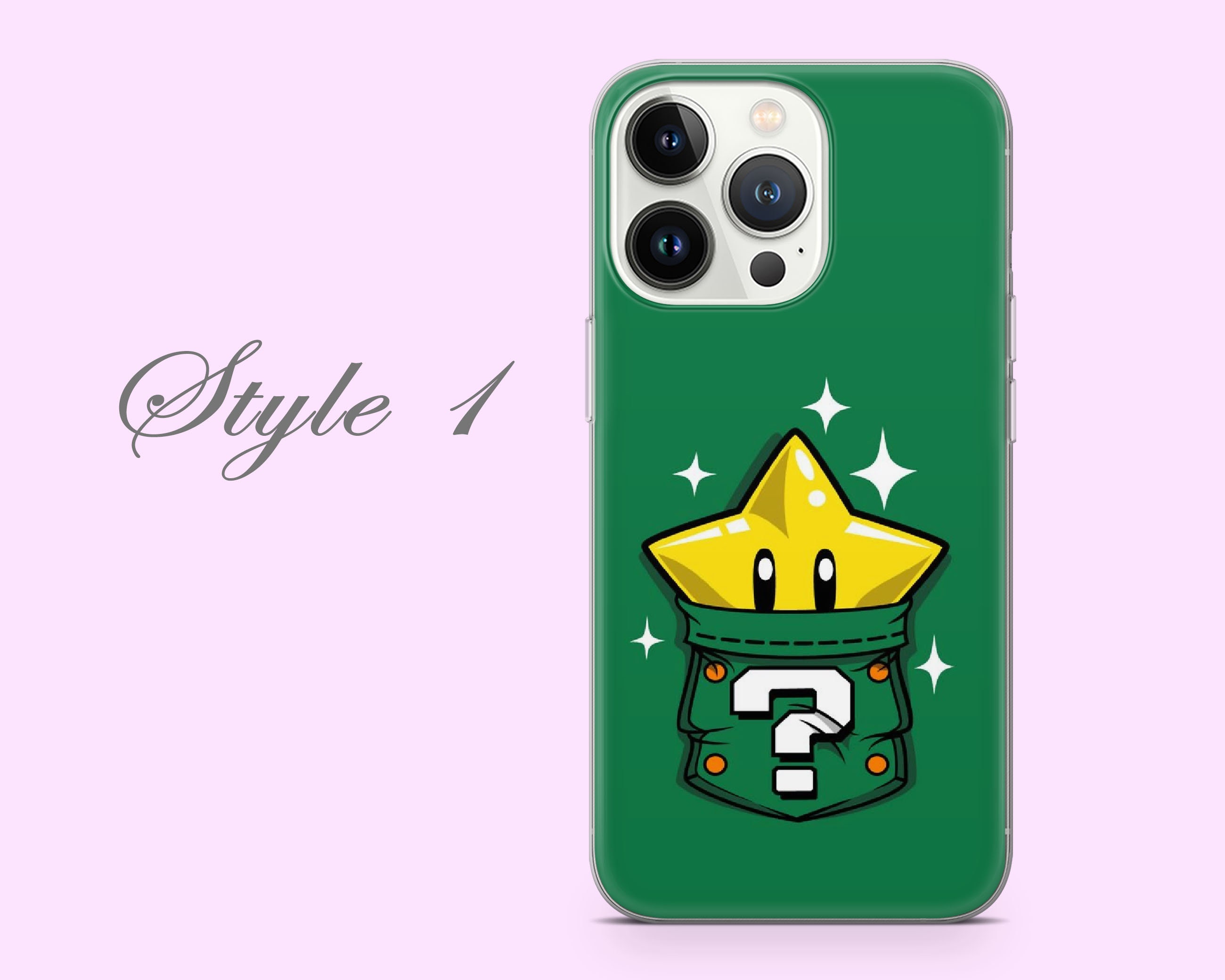 Mario Luigi Rosalina Yoshi Super Mushroom Goomba Phone Case - Etsy UK
