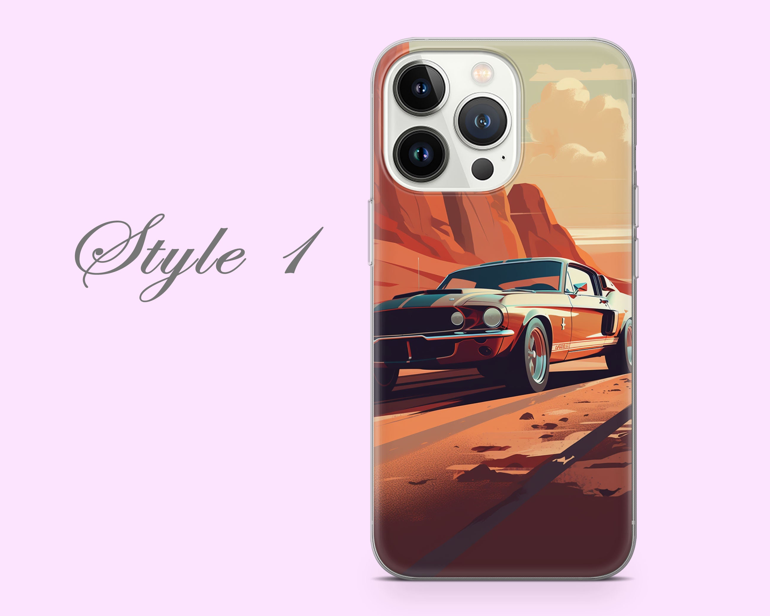 Legendary American Muscle Car Mustang Sports Car Phone Case Etsy