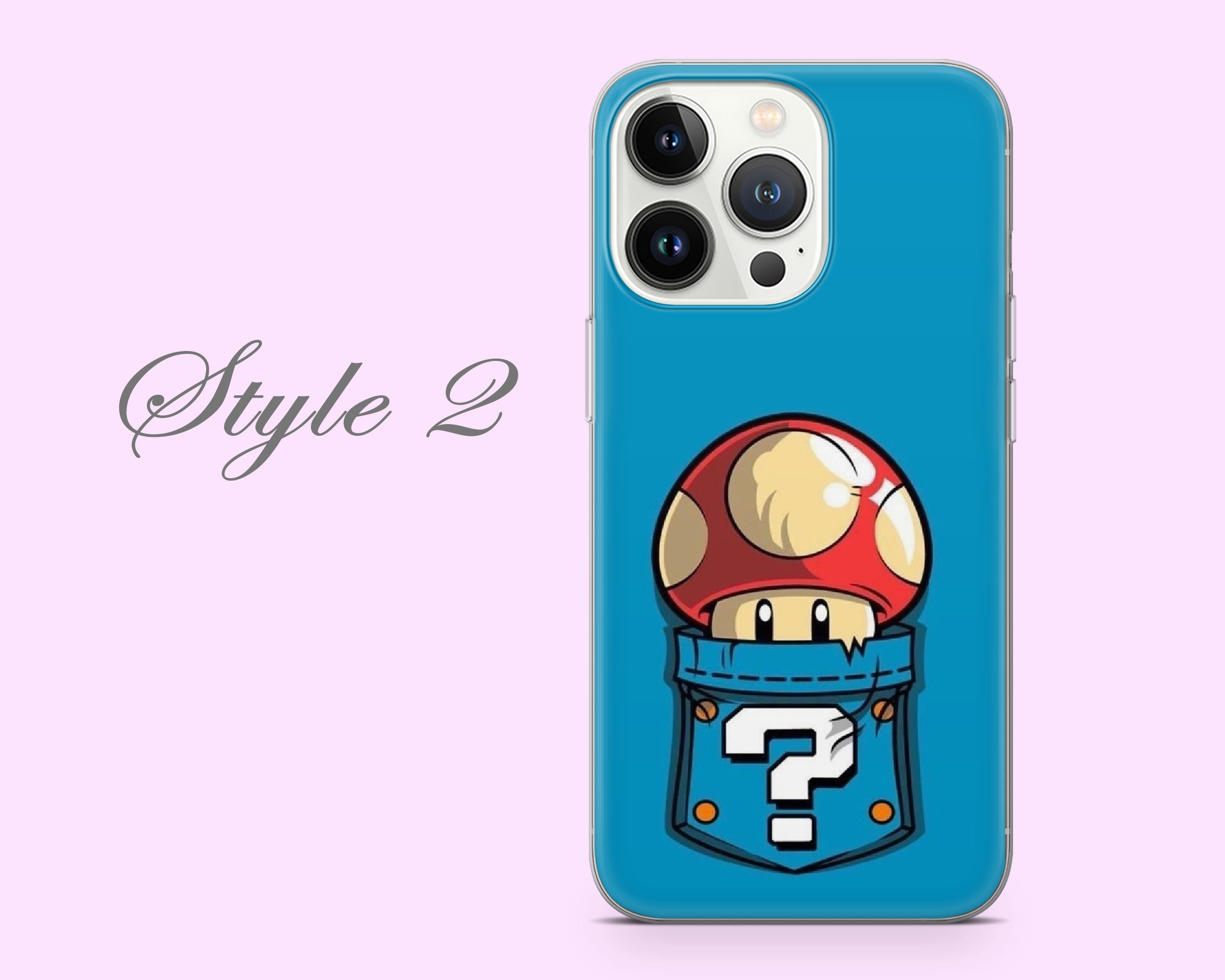 Mario Luigi Rosalina Yoshi Super Mushroom Goomba Phone Case - Etsy UK