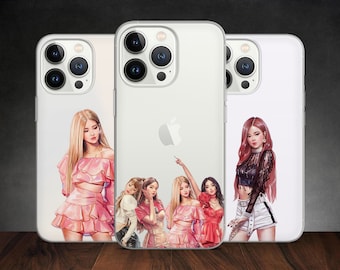 Blink K-pop Girls Jennie Lisa Rose Jisoo Fan Art phone case for iPhone 14 13 Pro Max 12 11 X XS Xr 8, fits Samsung S20 FE, S21 Ultra, Huawei