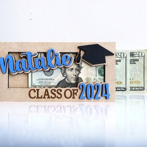 Porta-dinheiro de formatura para idosos do ensino médio e graduados universitários, porta-dinheiro personalizado para estudantes, presente personalizado para graduados