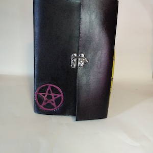 Leather Custom Color Pentacle Notebook