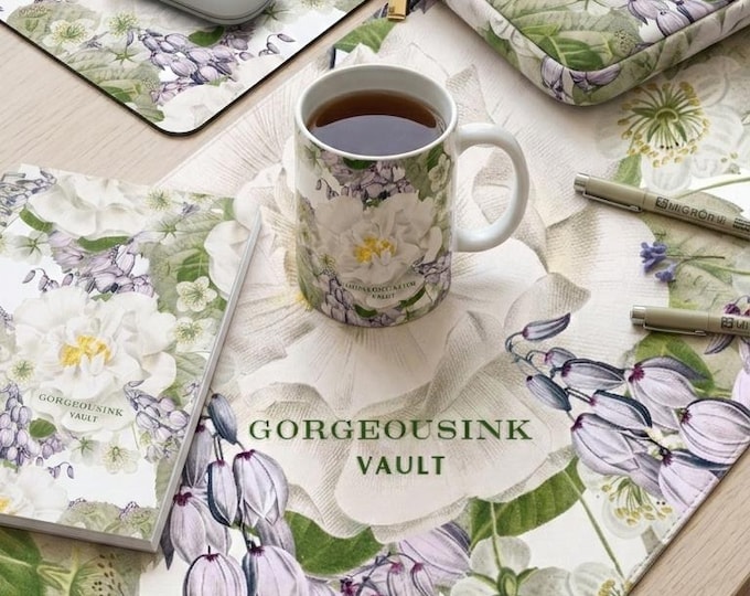 Verdant Garden Collection - Desk and mouse mats + laptop sleeve