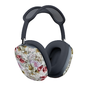 Carcasas con estampado floral de lirios rosas compatibles con la funda de los AirPods Max | Colección Lirio del Valle Paquete Tecnológico Floral