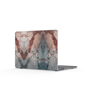 Gold Marble Rose Gold Case compatible with MacBook Case | Marble Laptop Sleeve