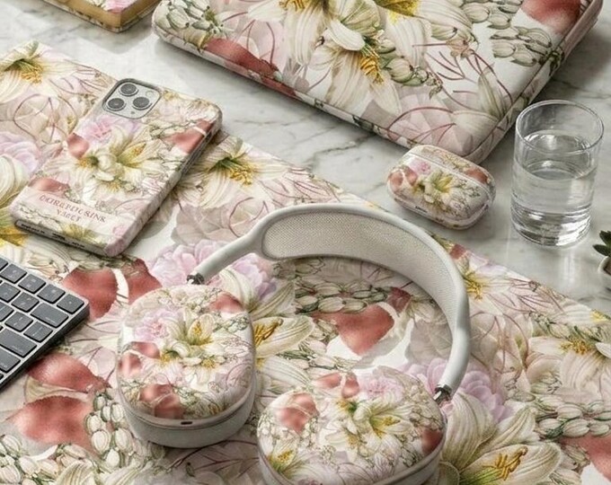 Lily of the Valley Collection - Desk and mouse mat + laptop sleeve