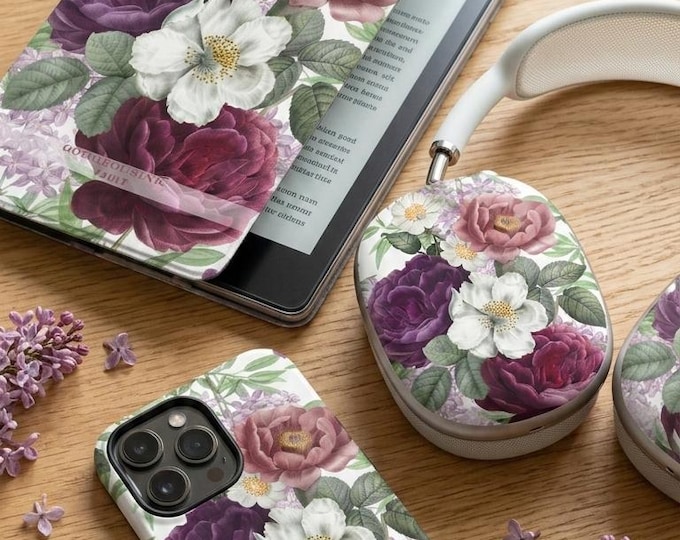 Enchanted Wisteria Collection - Kindle cover, airpods max shells + phone case