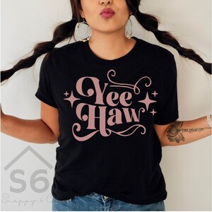 Yee Haw (Rose Gold) Screen Print Transfer