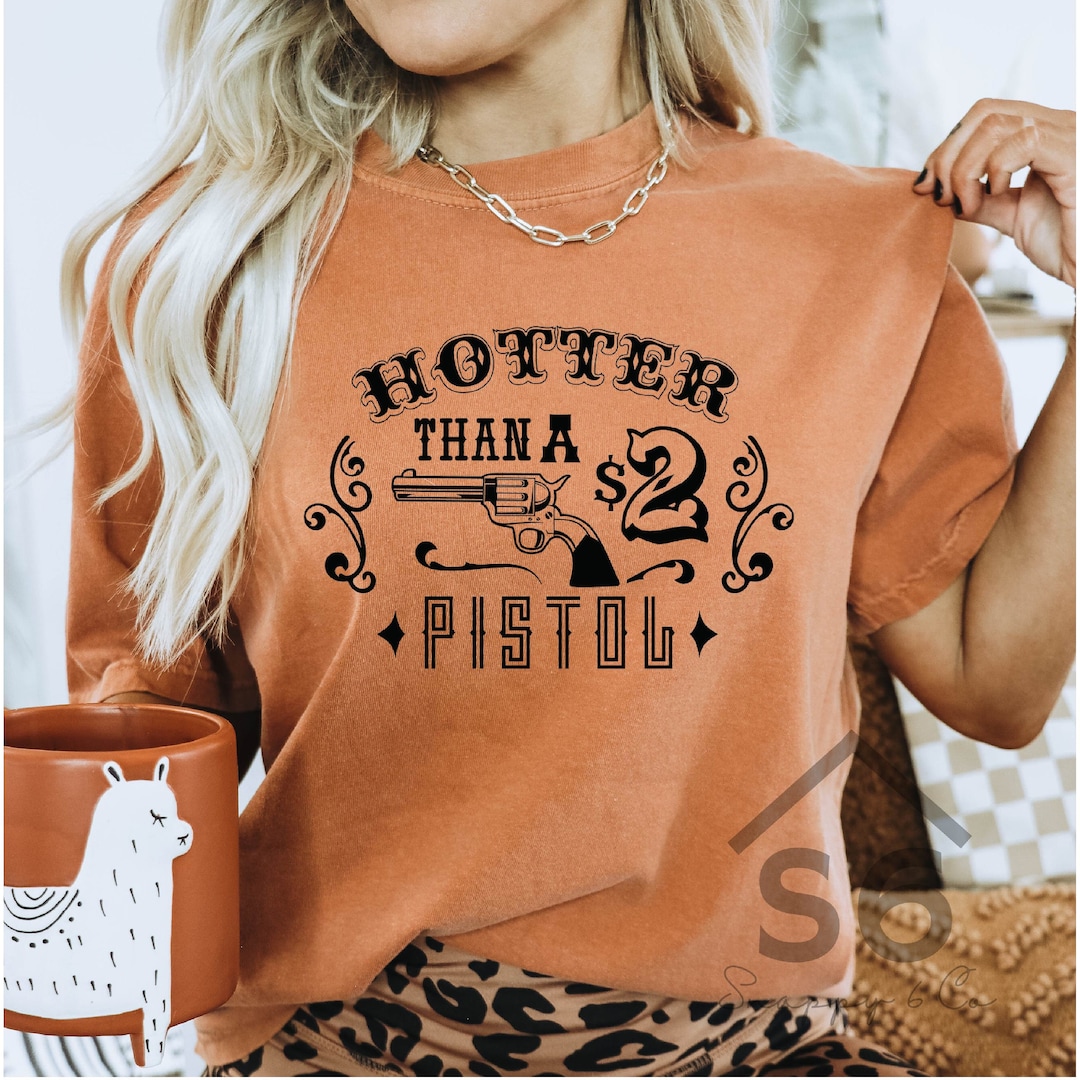 George Jones Hotter Than A 2 Dollar Pistol Hotter Than a Two Dollar Pistol Screen Print Transfer - Etsy