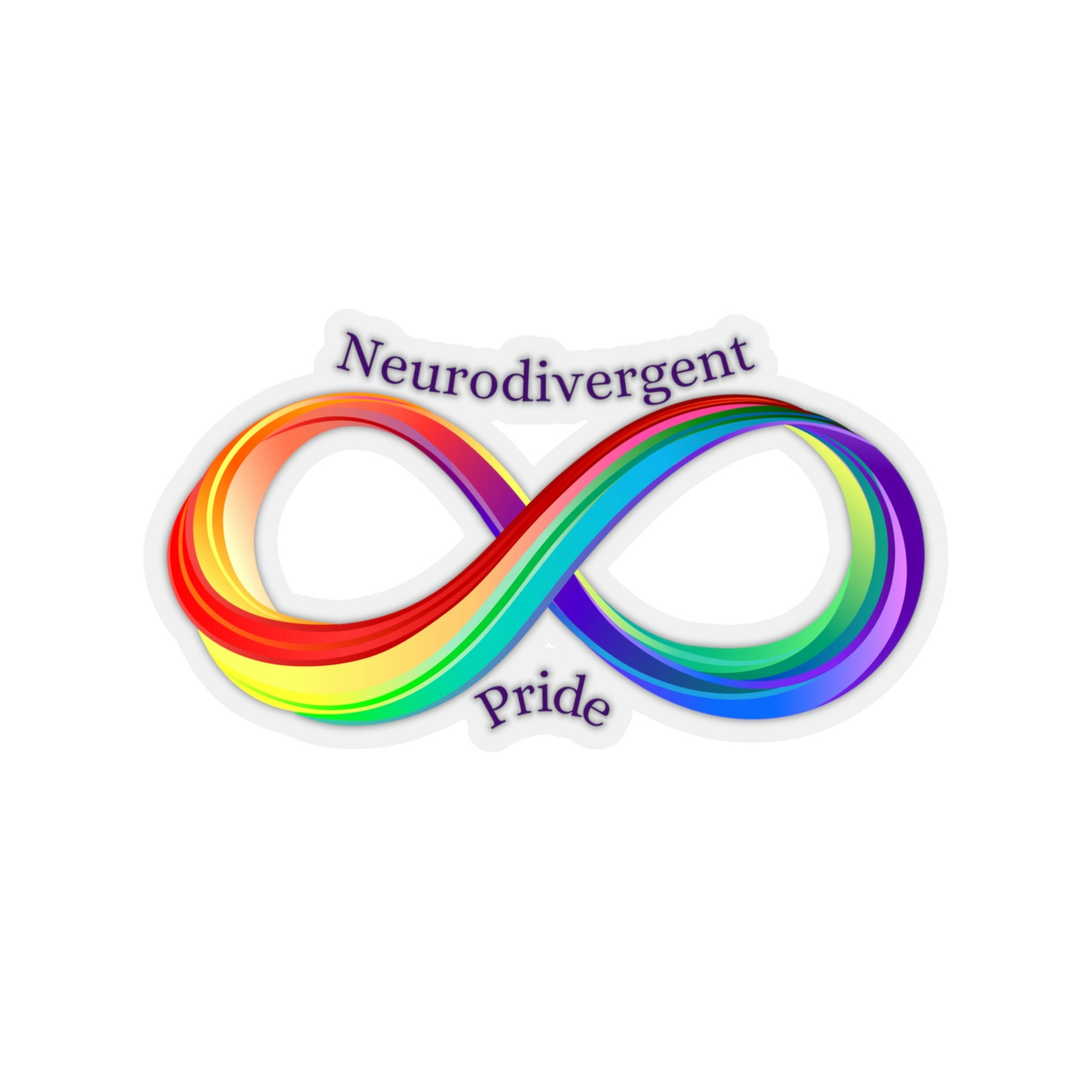 Neurodivergent Pride Take 2 Kiss-cut Stickers - Etsy