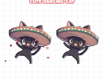 Streaming Alert GIF – Cute Dancing Cat, Twitch YouTube OBS Discord