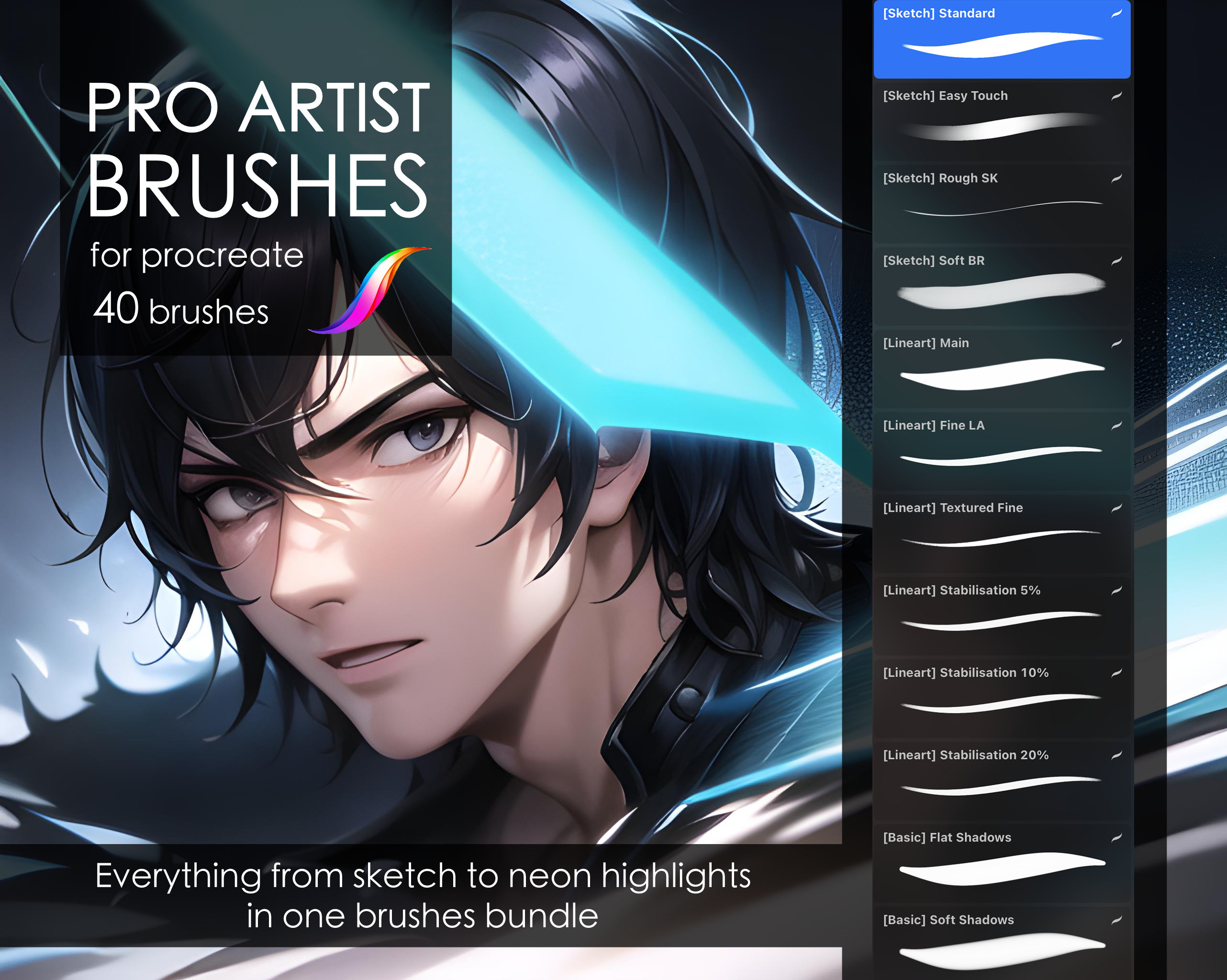 FREE anime basic brush