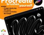 Procreate Brush Tutorial: DIY Brush Making + 5 Custom Brushes (PDF)