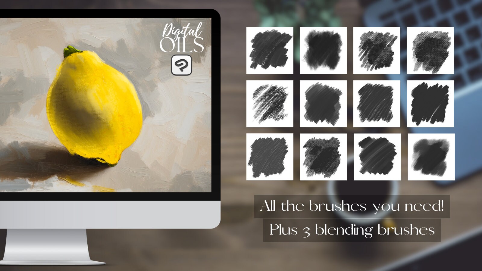 Clip Studio Paint Oil Brushes | Canvas Texture Painting Brush Pack for ...
