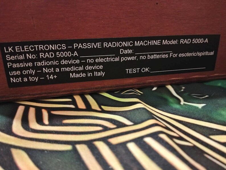 Rad Network Machine RAD5000-A High Quality Radionics Machine 7 Chakra Radionics Rates ...