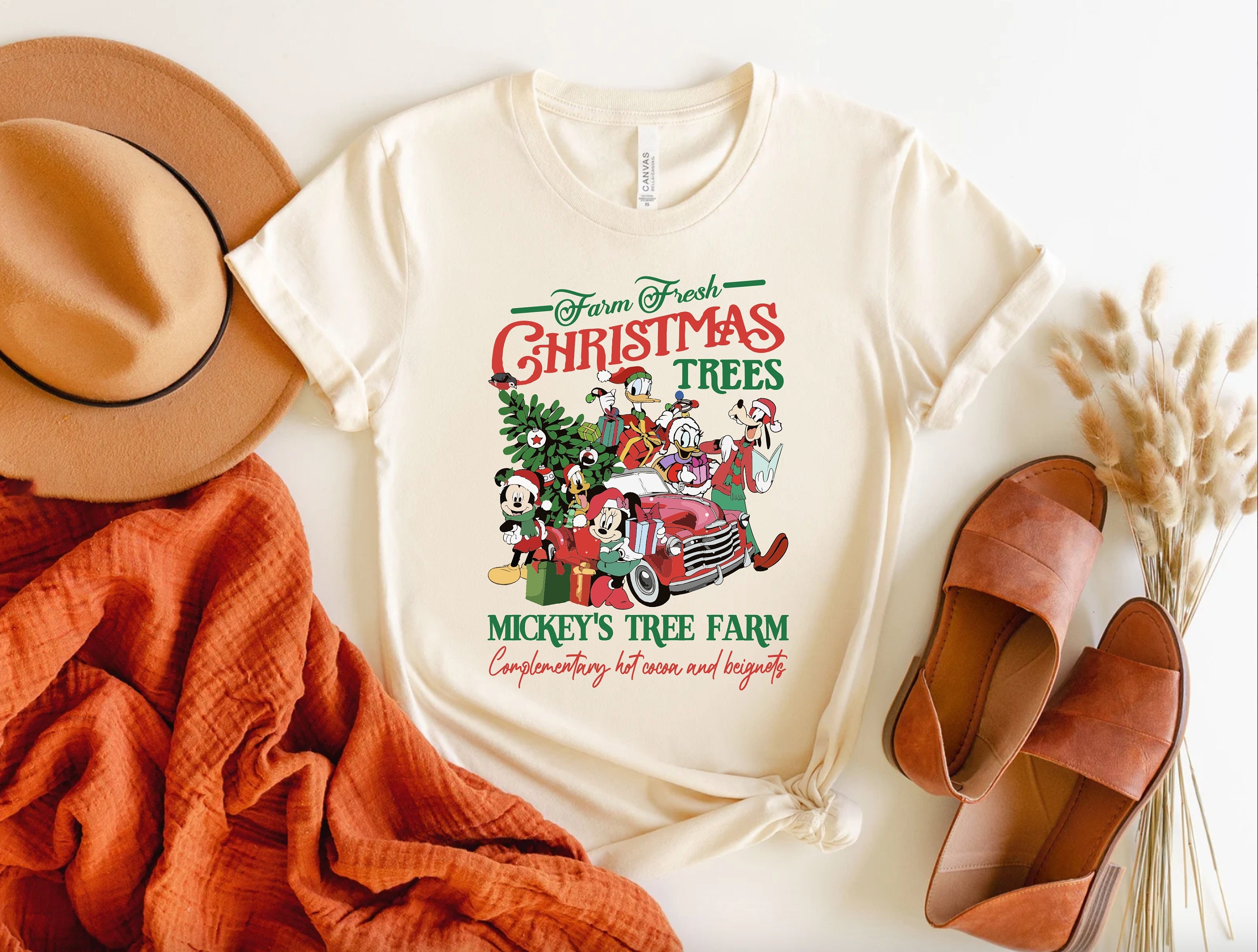 Discover Mickey's Christmas Shirt, Mickey's Farm Tree Shirt, Disney Christmas Shirt