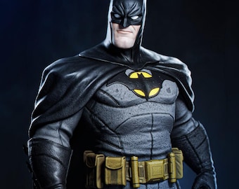 Dark Knight Superhero STL, Digital Printing File, Resin 3D Print Model, High Detail Collectible Figure