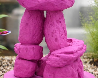 3D-printbaar aquariumgrot STL-bestand, stenen boogvormige visschuilplaats, aquascape-decoratie, terrariumrotsornament, digitale download voor 3D-printen
