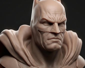 Dark Knight Superhero STL, Bat Superhero Digital File, 3D Printable Superhero Bust