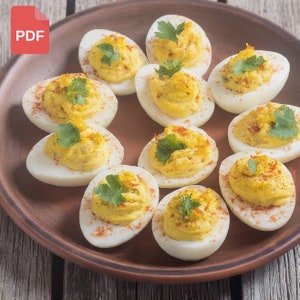 BEST Easter Deviled Eggs Recipe, Bakery Recipes, Easter Holiday Recipe Download, Delicious Flavor Recipe, Easter Appetizers, Easter Baking